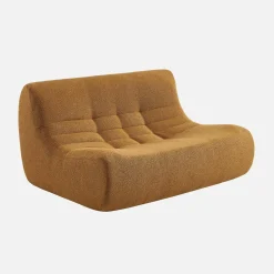 Sillón borreguito texturizada, 2 plazas