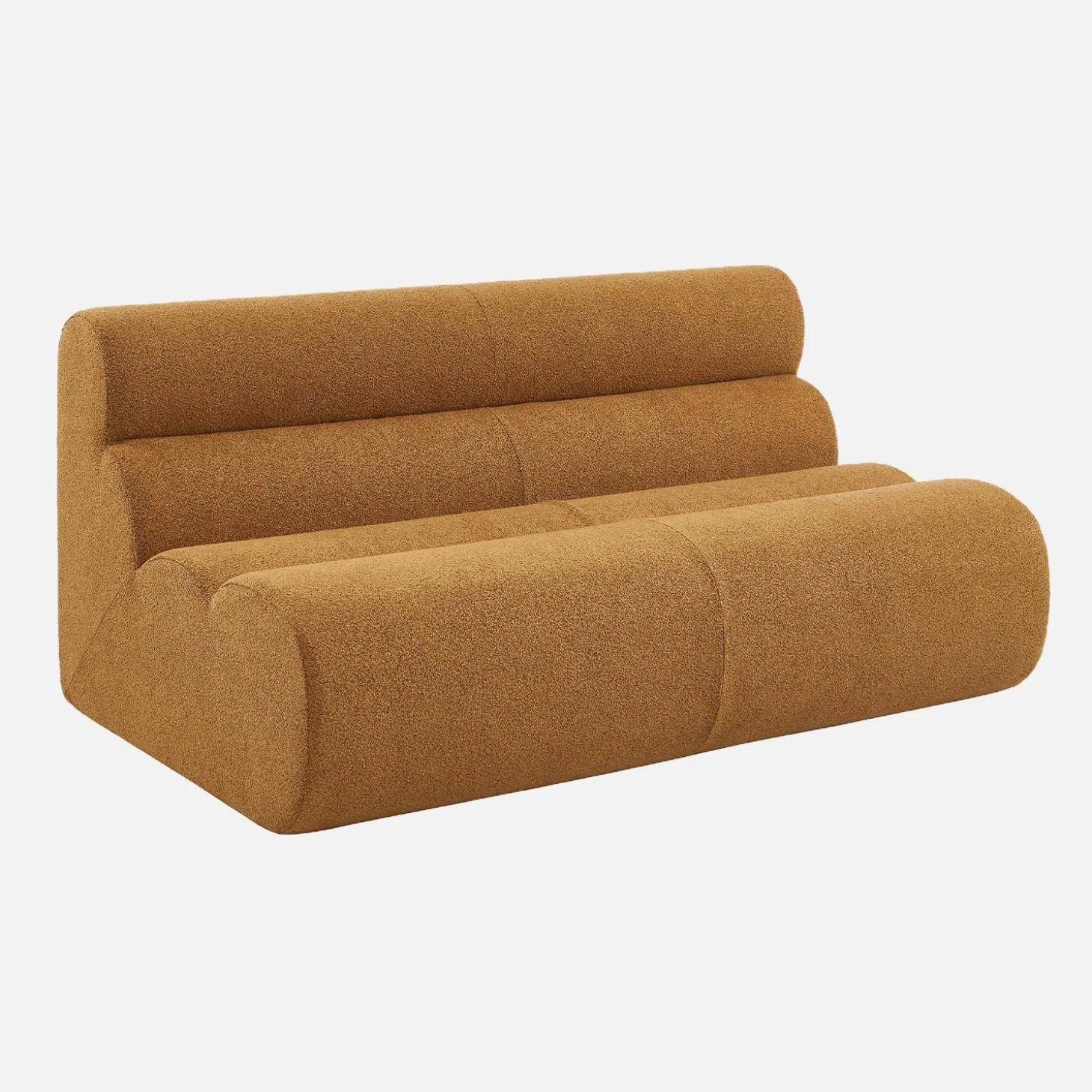 Sillón borreguito texturizado, 2 plazas