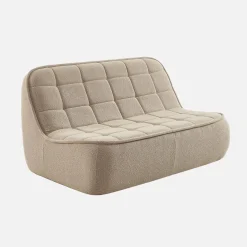 Sillón borreguito texturizada, 2 plazas