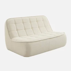 Sillón borreguito texturizada, 2 plazas