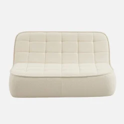 Sillón borreguito texturizada, 2 plazas
