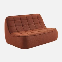 Sillón borreguito texturizada, 2 plazas