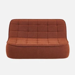 Sillón borreguito texturizada, 2 plazas
