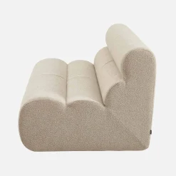 Sillón borreguito texturizado, 2 plazas