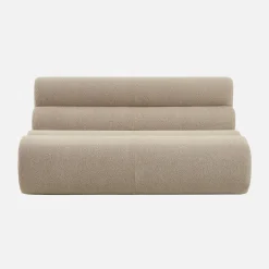 Sillón borreguito texturizado, 2 plazas