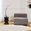 Sillón con asiento, módulo para sofá modular