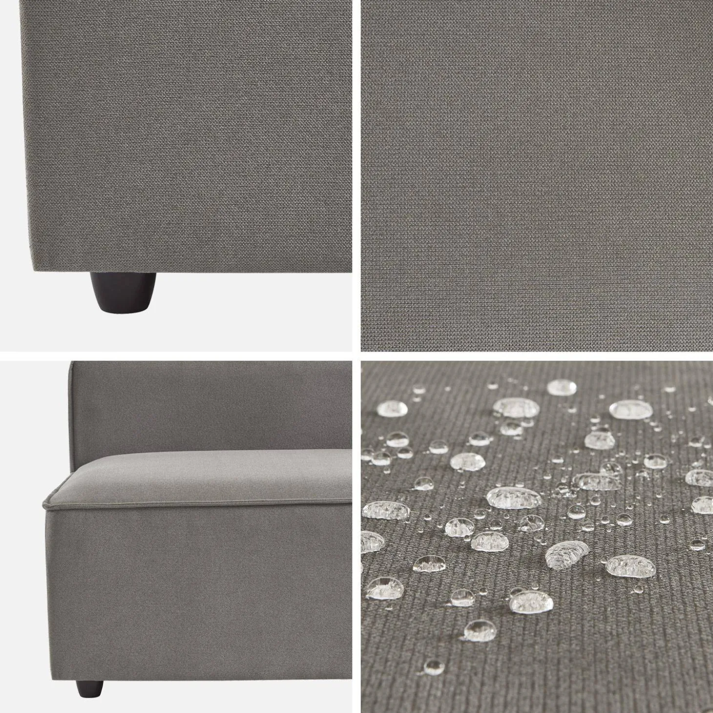 Sillón con asiento, módulo para sofá modular