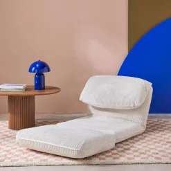 Sillón convertible de pana gruesa