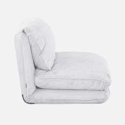 Sillón convertible de pana gruesa