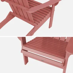 Sillón de madera de acacia con reposabrazos