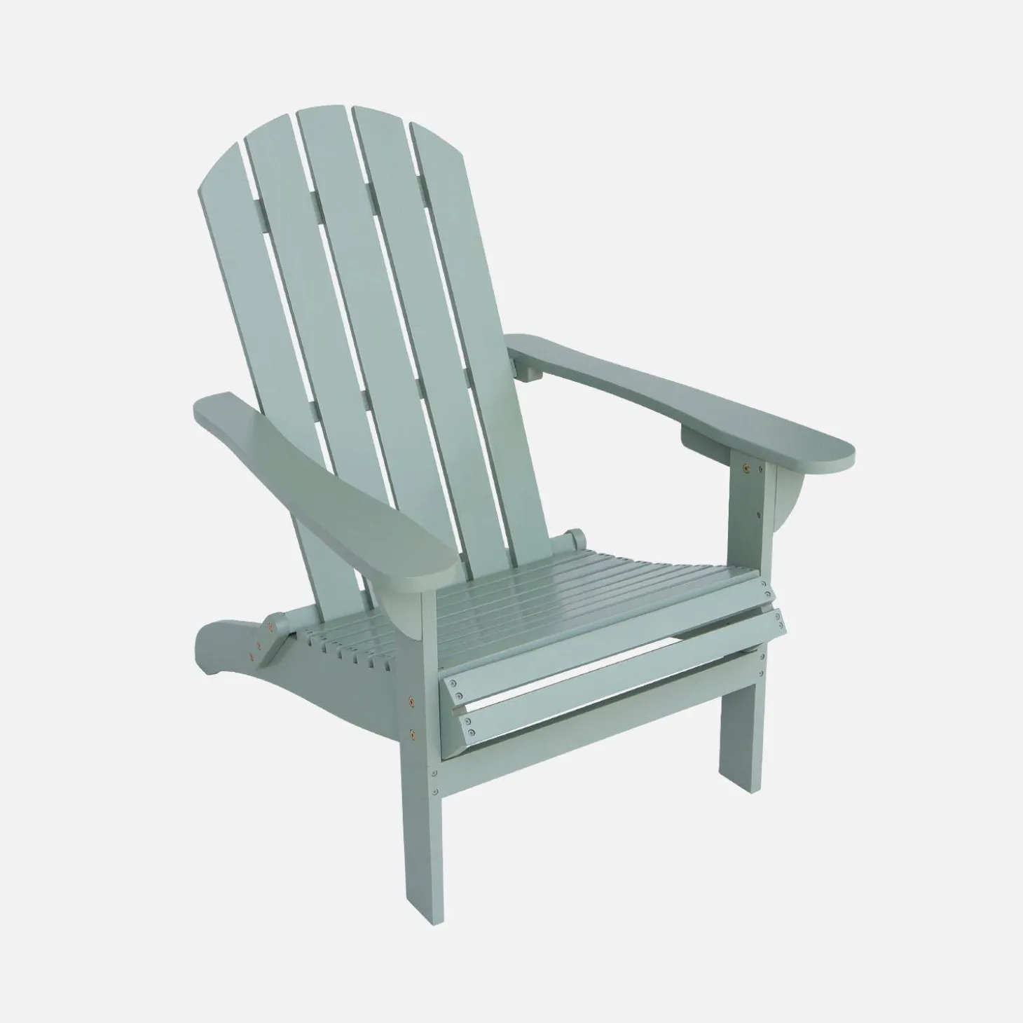 Sillón de madera de acacia con reposabrazos