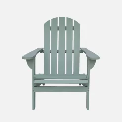 Sillón de madera de acacia con reposabrazos