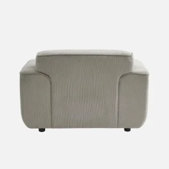 Sillón de pana con cojín