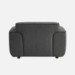 Sillón de pana con cojín