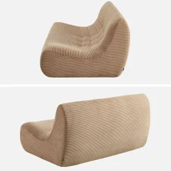 Sillón de pana gruesa, 2 plazas