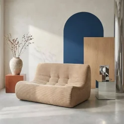 Sillón de pana gruesa, 2 plazas