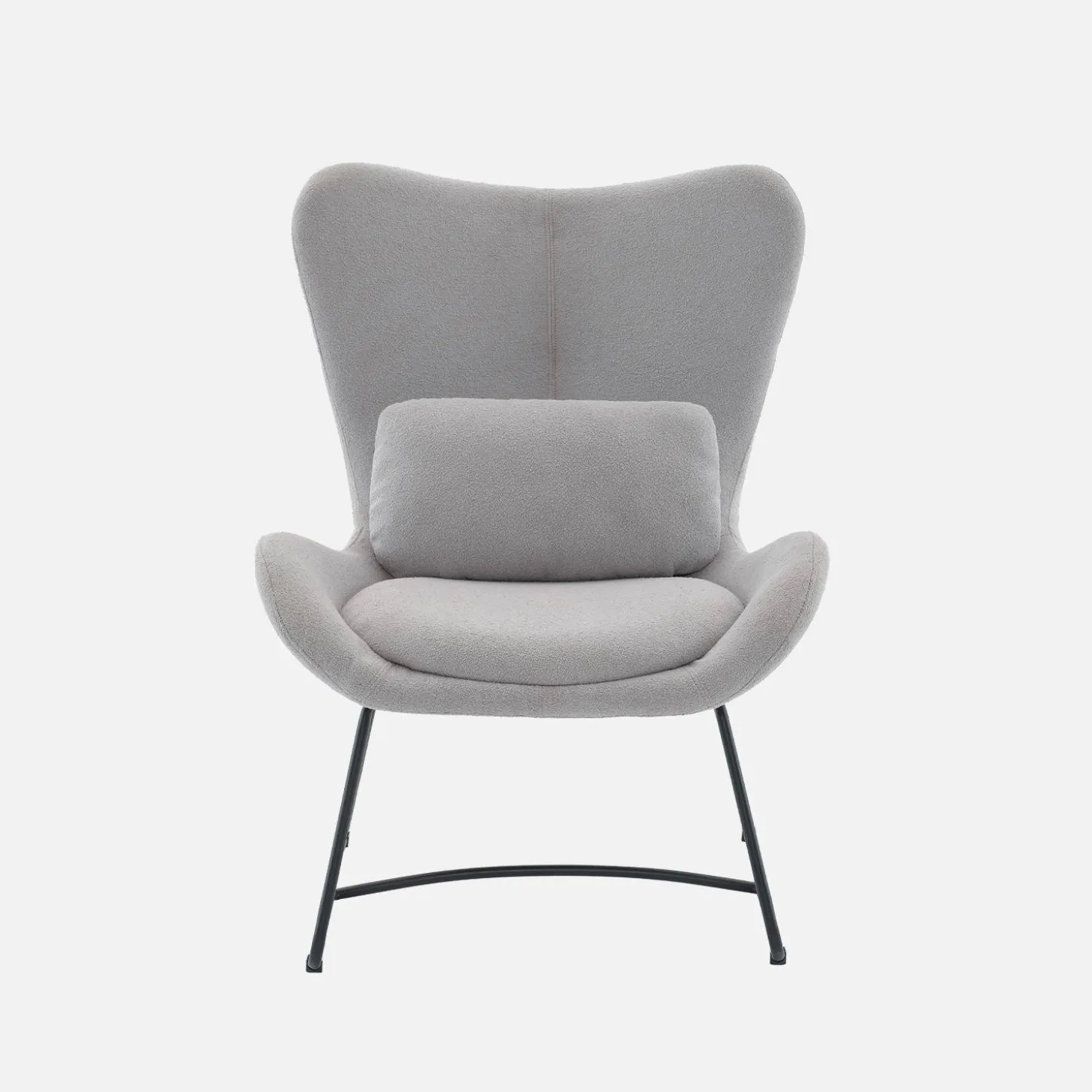 Sillón de tela con cojín