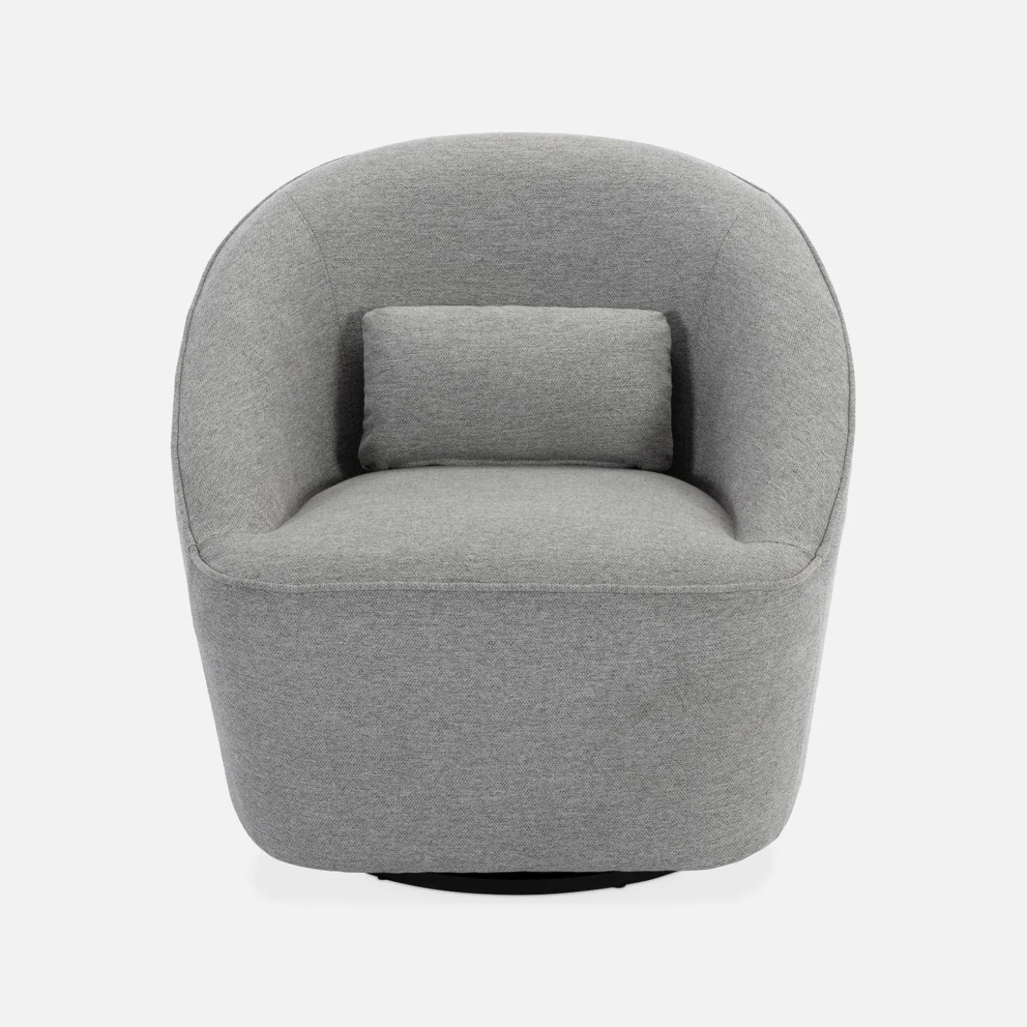 Sillón giratorio de tela 360º con cojín
