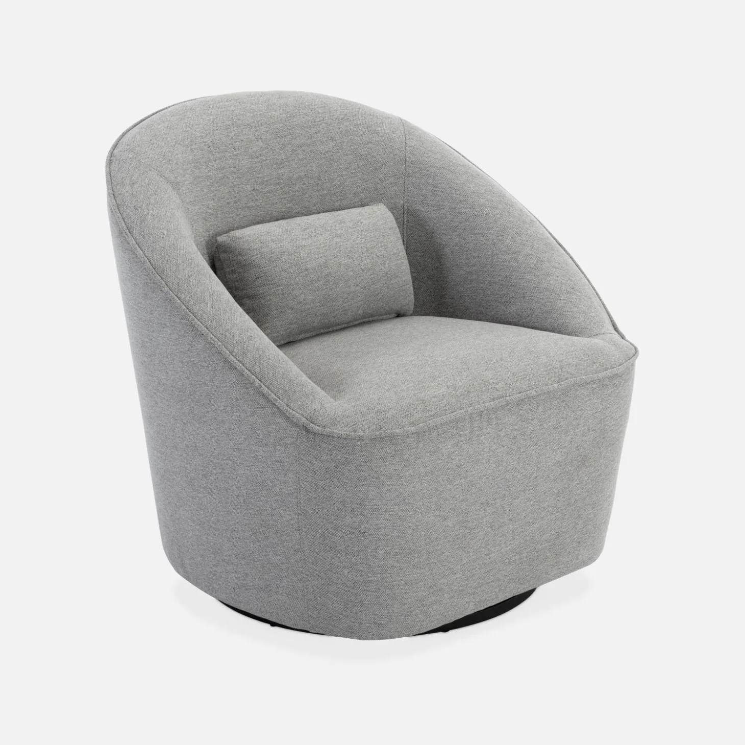 Sillón giratorio de tela 360º con cojín