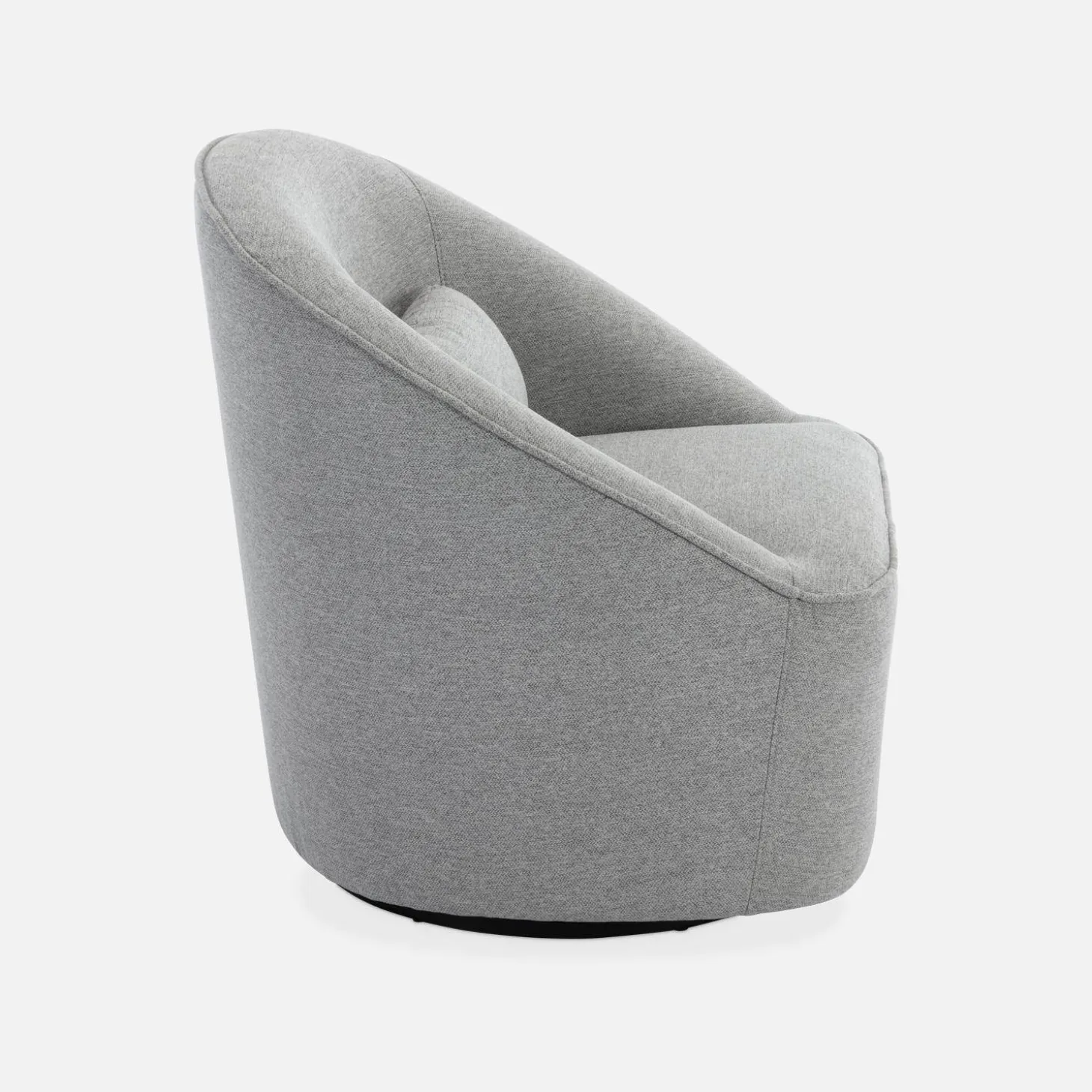 Sillón giratorio de tela 360º con cojín