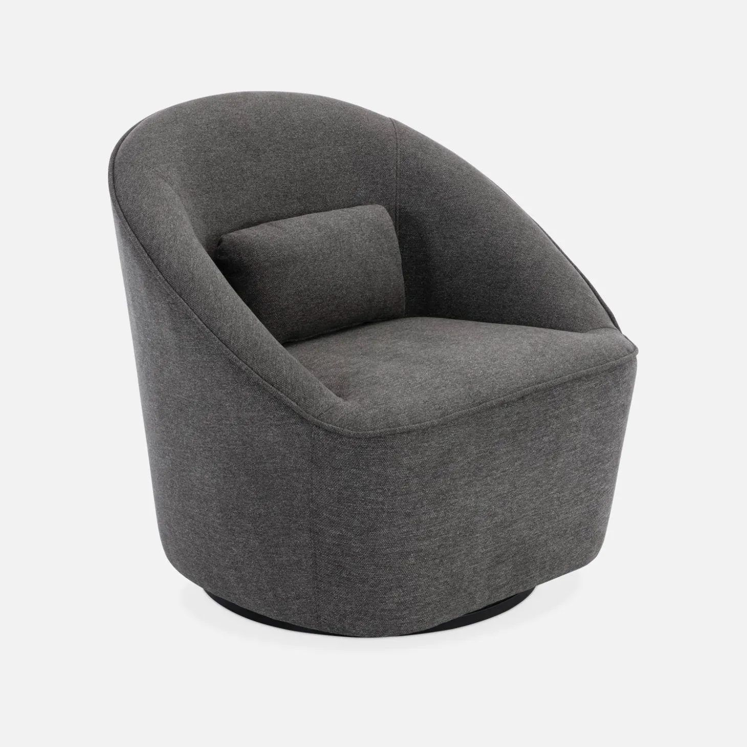 Sillón giratorio de tela 360º con cojín