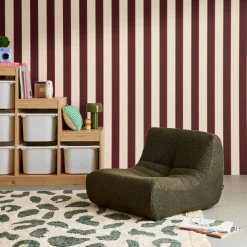 Sillón infantil de una plaza con tejido borreguito texturizado, 1 plaza