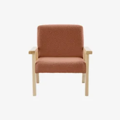 Sillón infantil estilo escandinavo de madera de hevea
