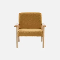 Sillón infantil estilo escandinavo de madera de hevea