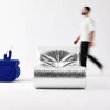 Sillón retro de cuero sintético, 1 plaza