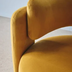 Sillón trípode en terciopelo