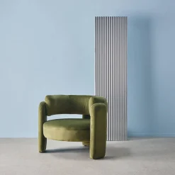 Sillón trípode en terciopelo