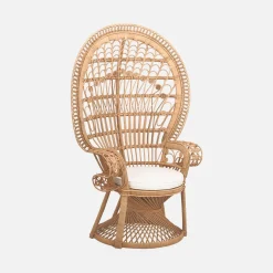 Sillón vintage de ratán