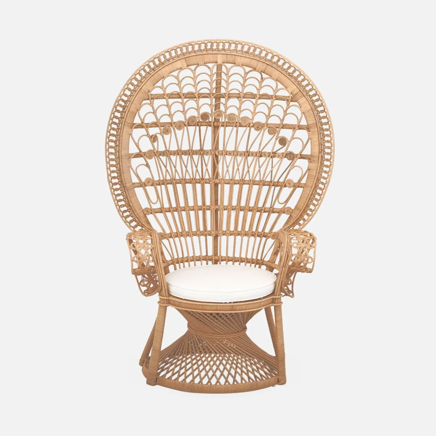 Sillón vintage de ratán
