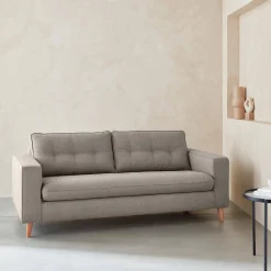 Sofá cama con colchón de 12cm, 3 plazas