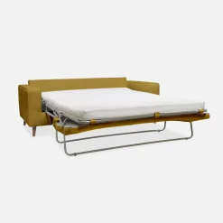 Sofá cama con colchón de 12cm, 3 plazas