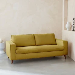 Sofá cama con colchón de 12cm, 3 plazas