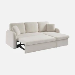 Sofá cama de borreguito, 3 plazas