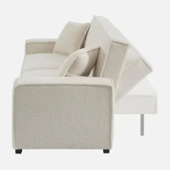 Sofá cama de borreguito, 3 plazas