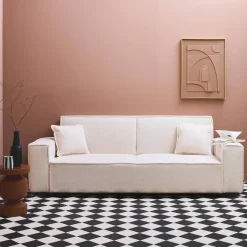 Sofá cama de borreguito, 3 plazas