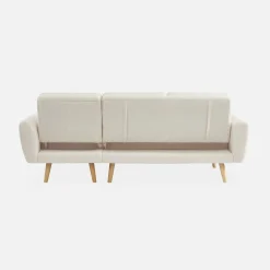 Sofá cama de borreguito, 3 plazas