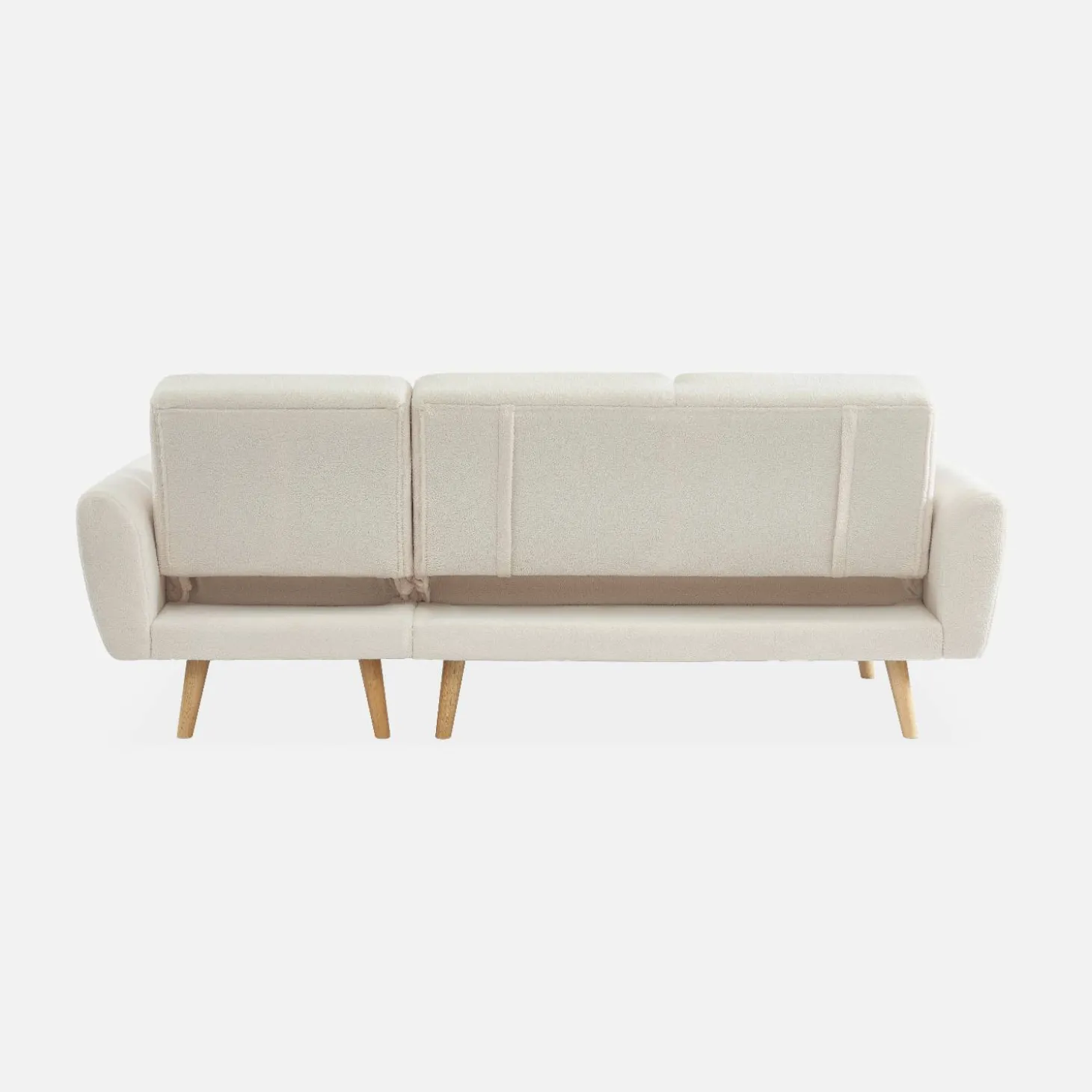 Sofá cama de borreguito, 3 plazas