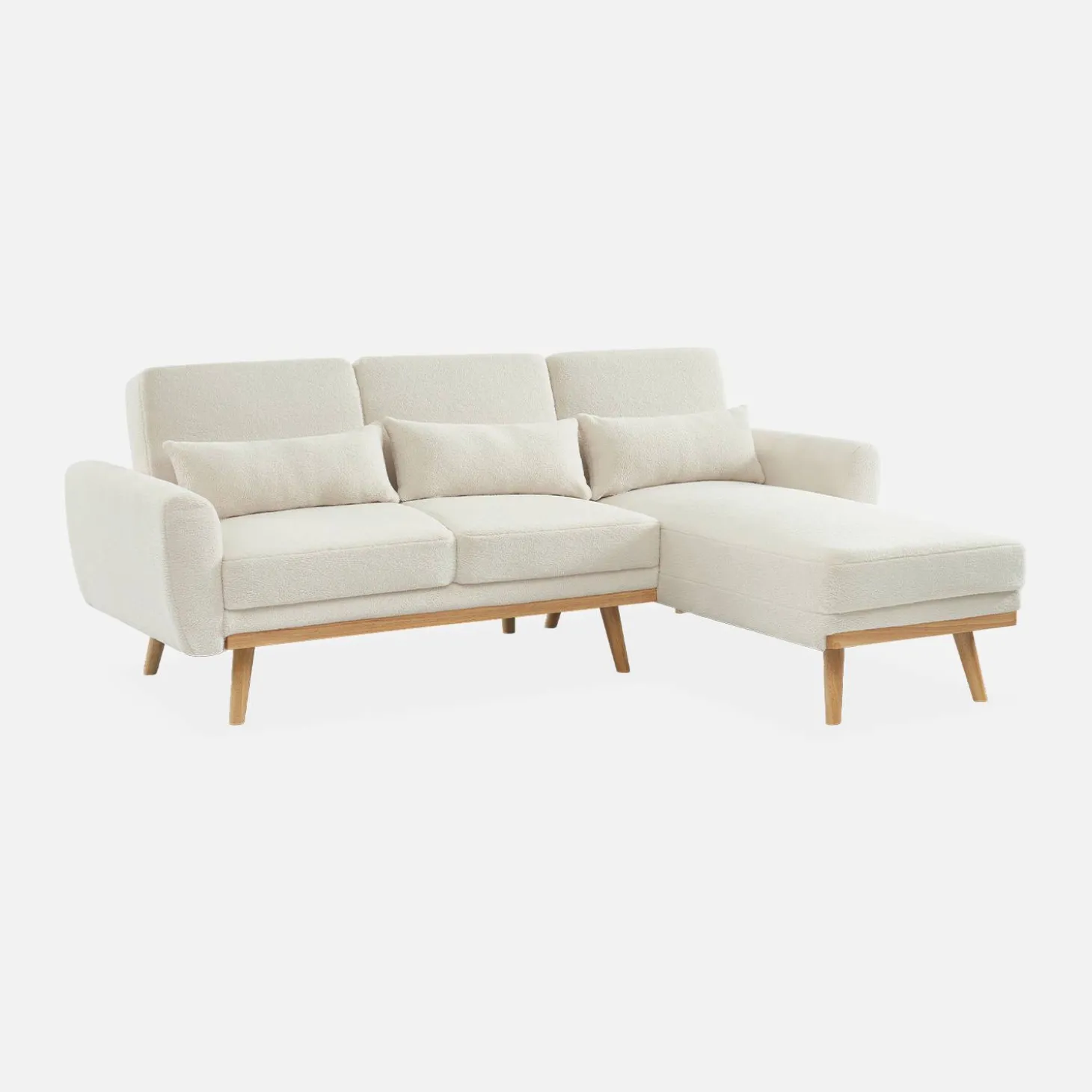 Sofá cama de borreguito, 3 plazas