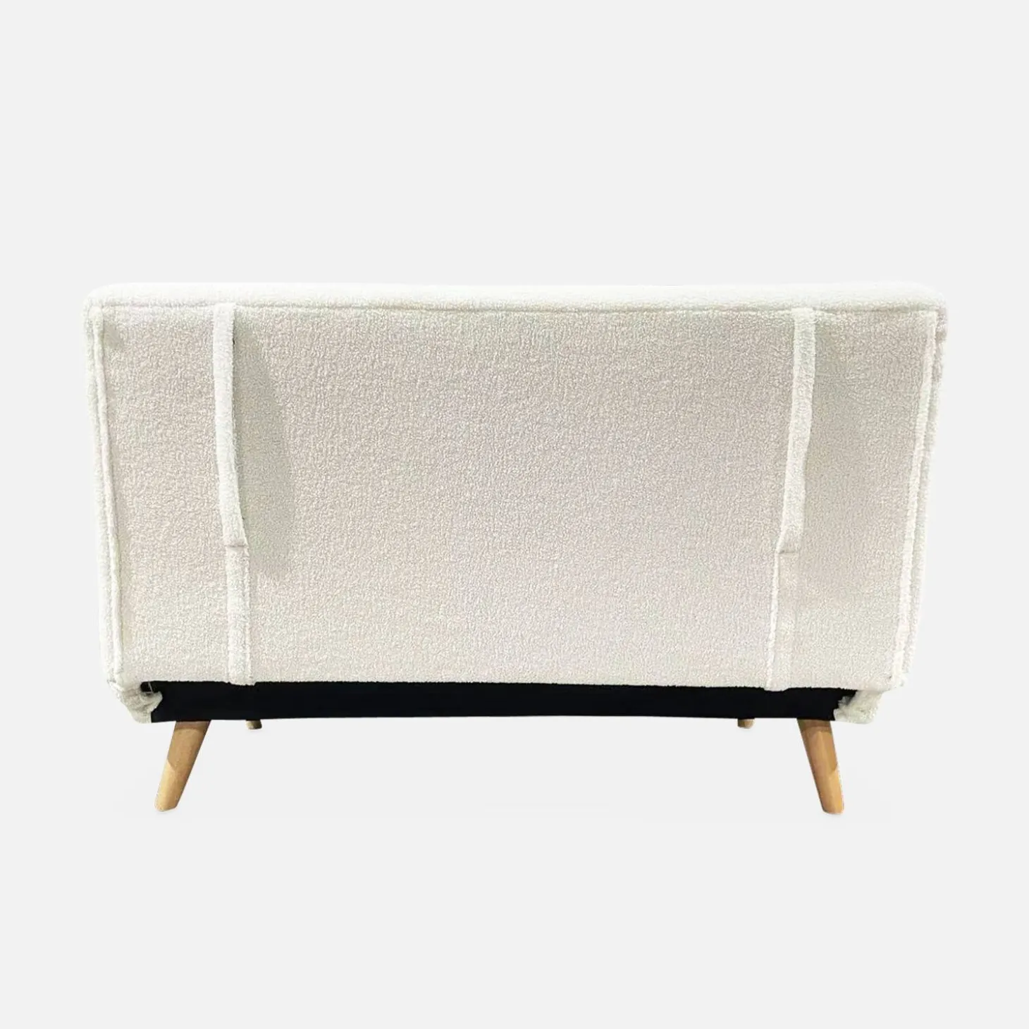 Sofá cama de borreguito, 2 plazas