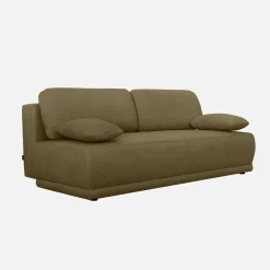 Sofá cama de chenilla, 3 plazas