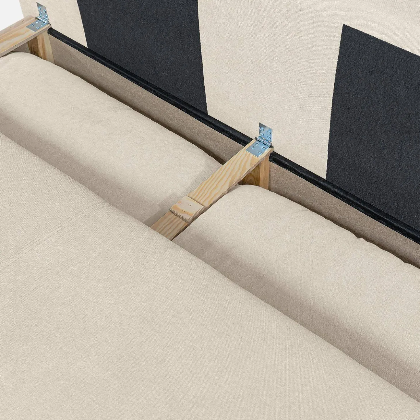Sofá cama de chenilla, 3 plazas