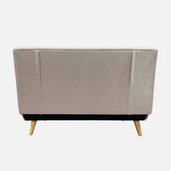 Sofá cama de con patas de madera, 2 plazas