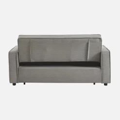 Sofá cama de pana, 2 plazas
