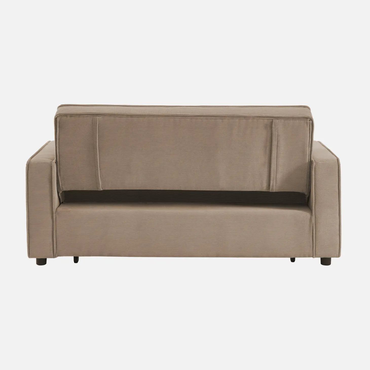 Sofá cama de pana, 2 plazas