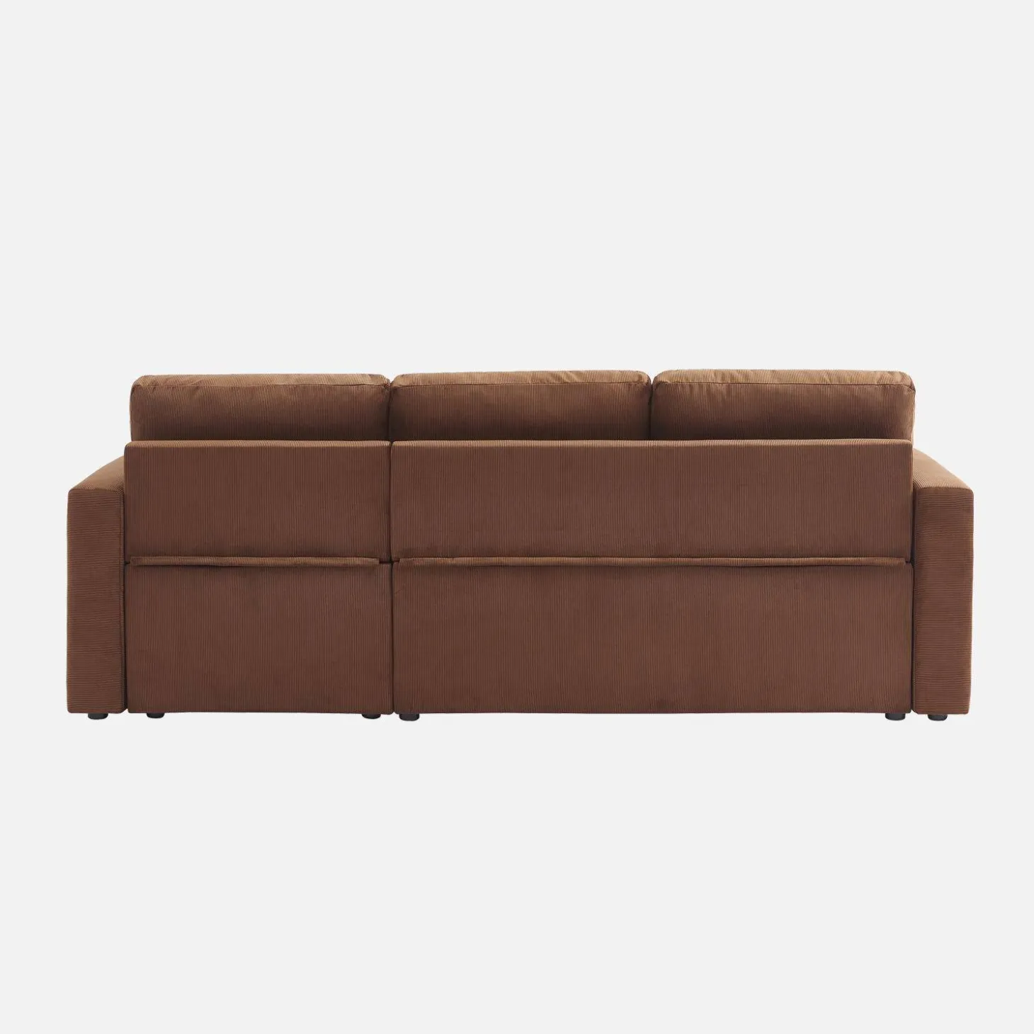 Sofá cama de pana, 3 plazas