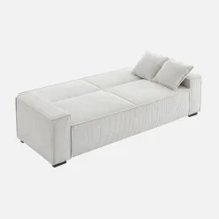 Sofá cama de pana, 3 plazas
